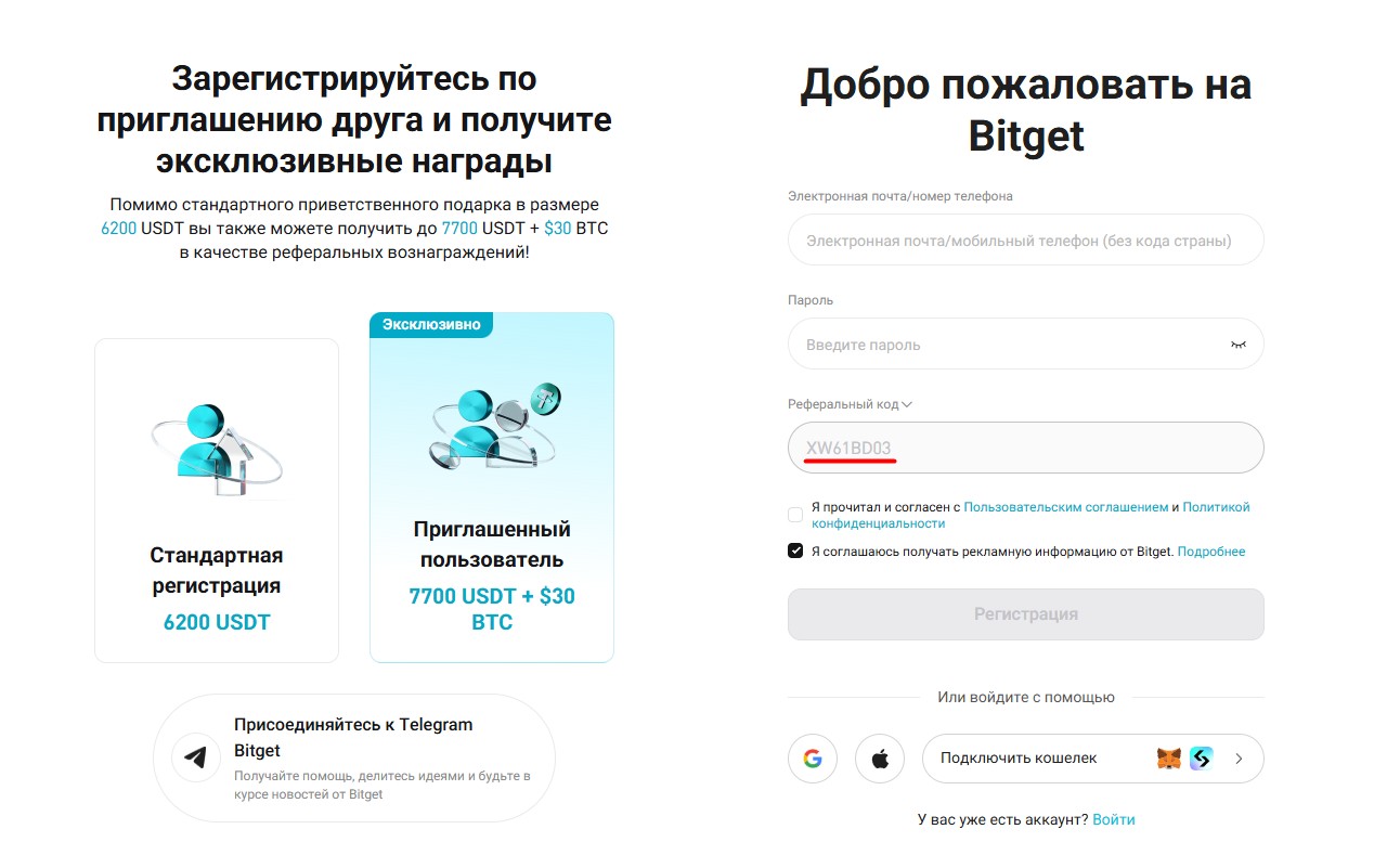 Bitget биржа