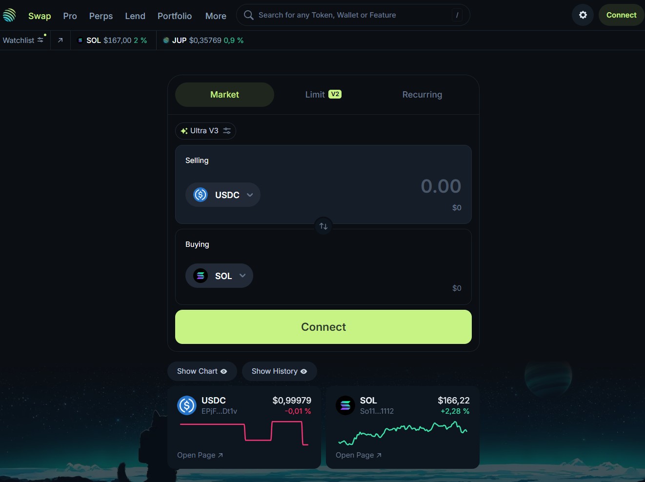 Интерфейс обмена на Jupiter